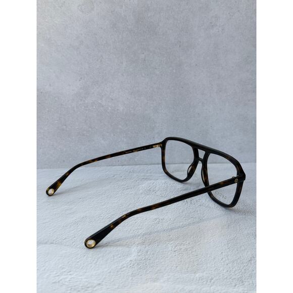 NEW Gucci GG1078O Pilot Aviator Eyeglasses Frames in Brown main image 7